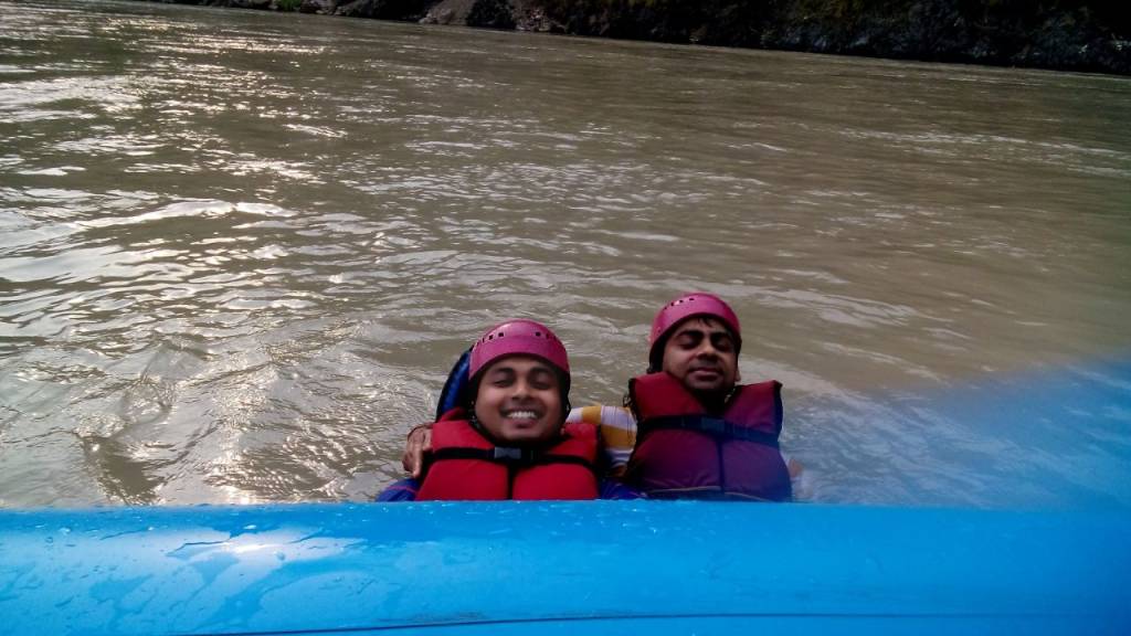 In the Ganga Rafting