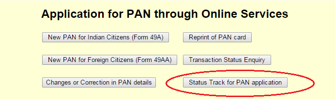 Status of PAN Application