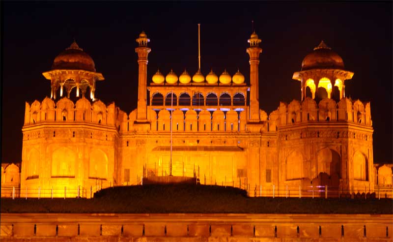 Red Fort Night View