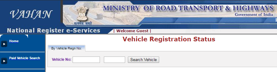 Know Vehicle Registration Details