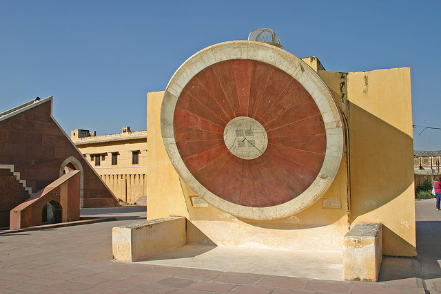 World's Largest Sundial at Jantar Mantar, Jaipur 