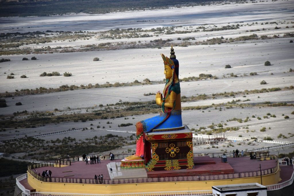 Maitreya Buddha Statue, Diskit Monastery, Nubra Valley