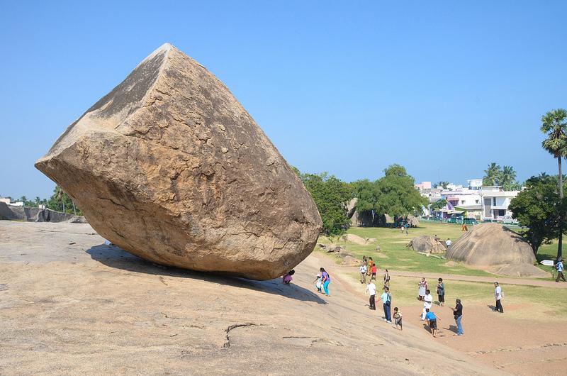 Krishna's Butterball, Mahabalipuram - A Stone that defies Gravity