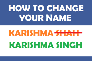 Name Change Procedure in India
