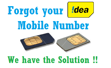 How to check your Idea mobile number