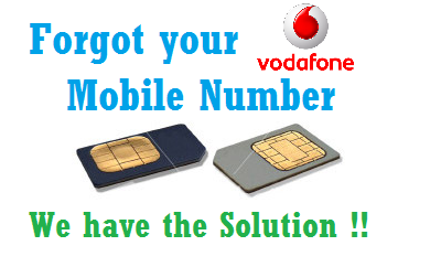 How to check your Vodafone mobile number