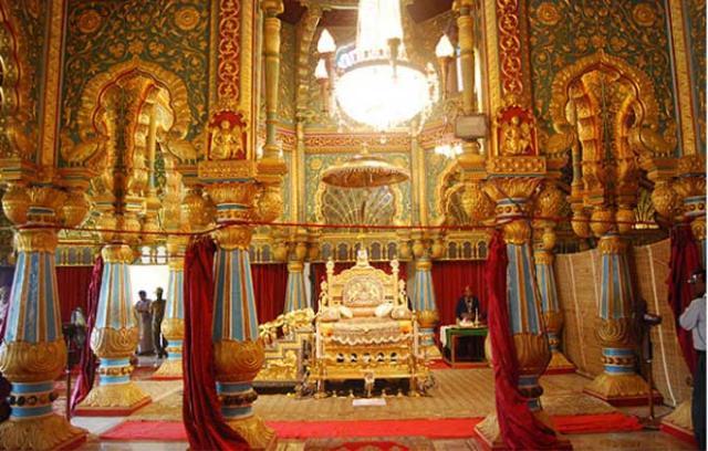 Mysore Palace Golden Throne