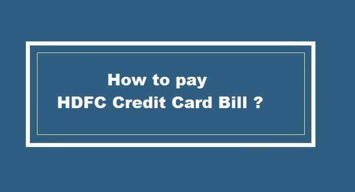 How to Pay Credit Card Bill Online