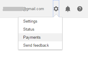 Payments Option in Adsense