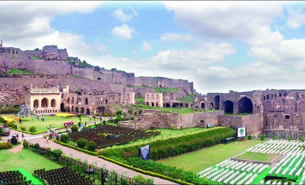 Golconda Fort on Independence Day