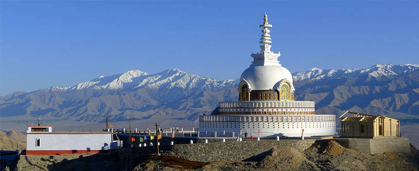 Shanti Stupa, Leh
