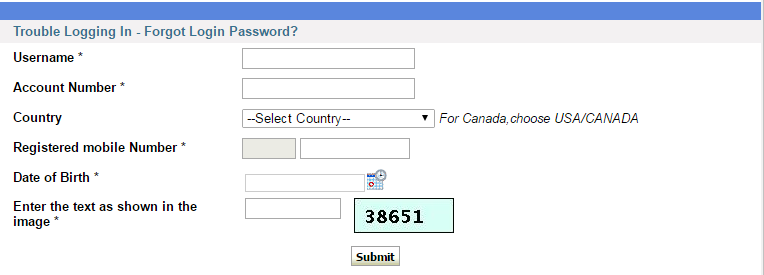 Fill Information to Change Login Password in SBI Online