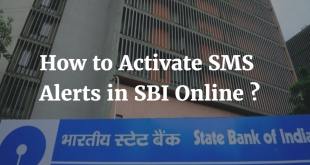 How to Activate SMS Alerts in SBI Online