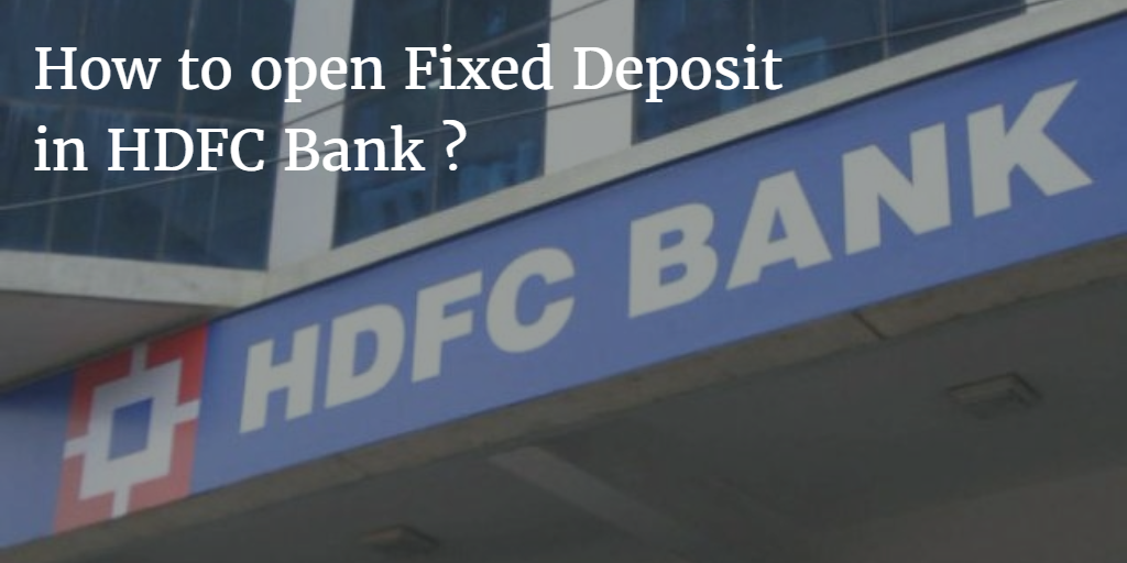 fixed deposit hdfc bank interest rate