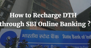 How to recharge DTH through SBI Online Banking