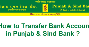 How to Transfer Bank Account in Punjab & Sind Bank