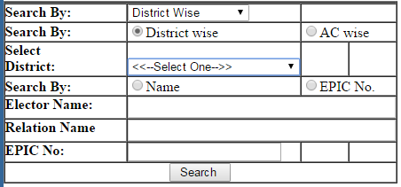 Search your Name in Electoral Roll of West Bengal