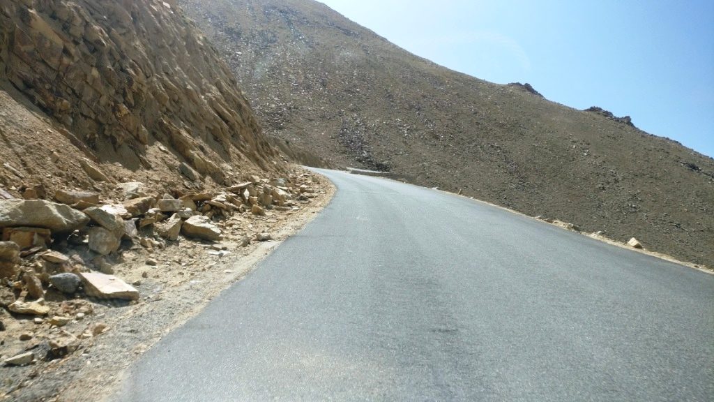 Road Map from Leh to Nubra Valley