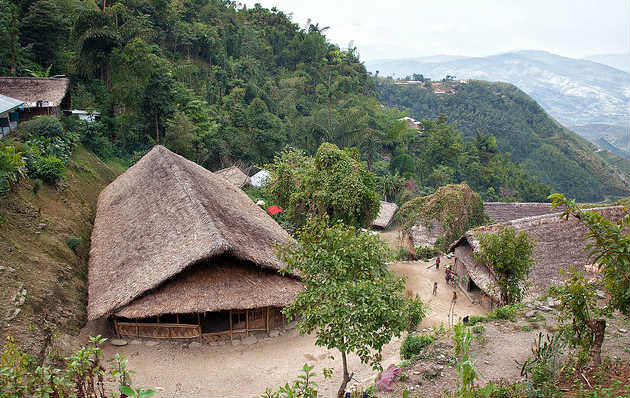 Longwa Village, Nagaland - One Village, Two Nations