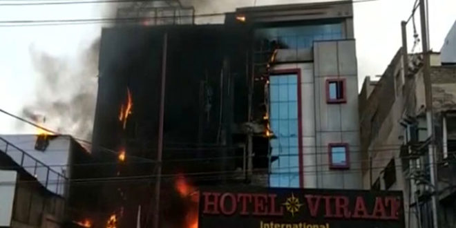 5 killed in major fire in 2 Lucknow hotels